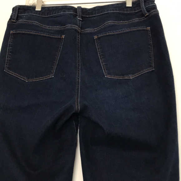 Talbots dark wash slim ankle jean - Picture 5 of 10